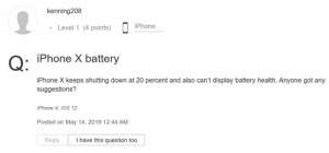 iPhone X電池老化性能劣化提醒，今天你收到了嗎？